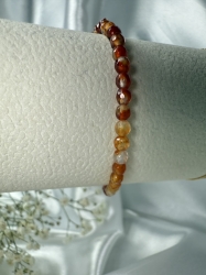 Blask Bransoletka Karneol pomarańczowy, kula 4 mm